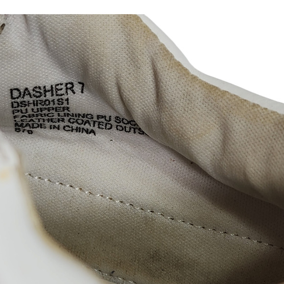 Steve‎ Madden Womens Espadrille Sneakers sz 7 Dasher White Beige Slip On Low Top - Picture 11 of 12